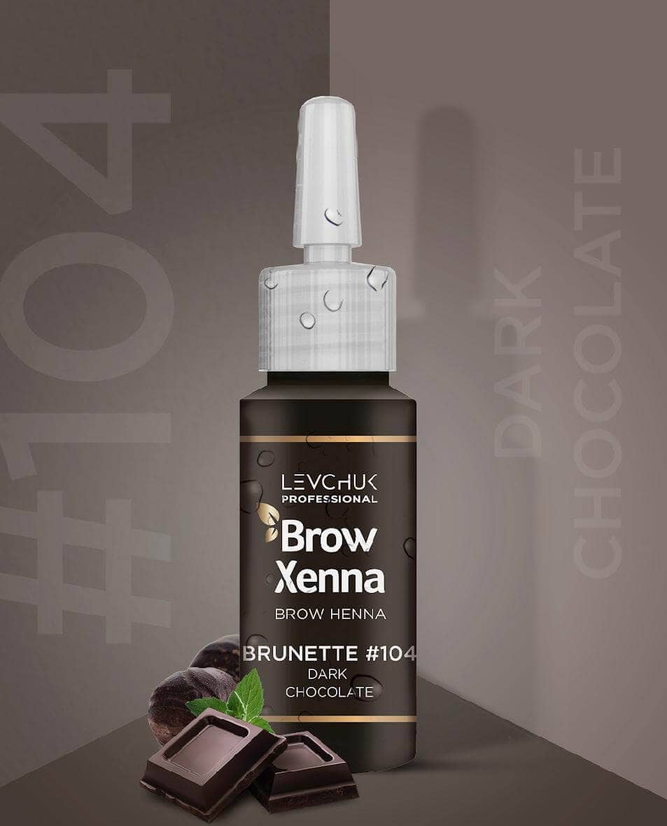 Brow Xenna Brow Henna 104 Dark Chocolate -10 mls