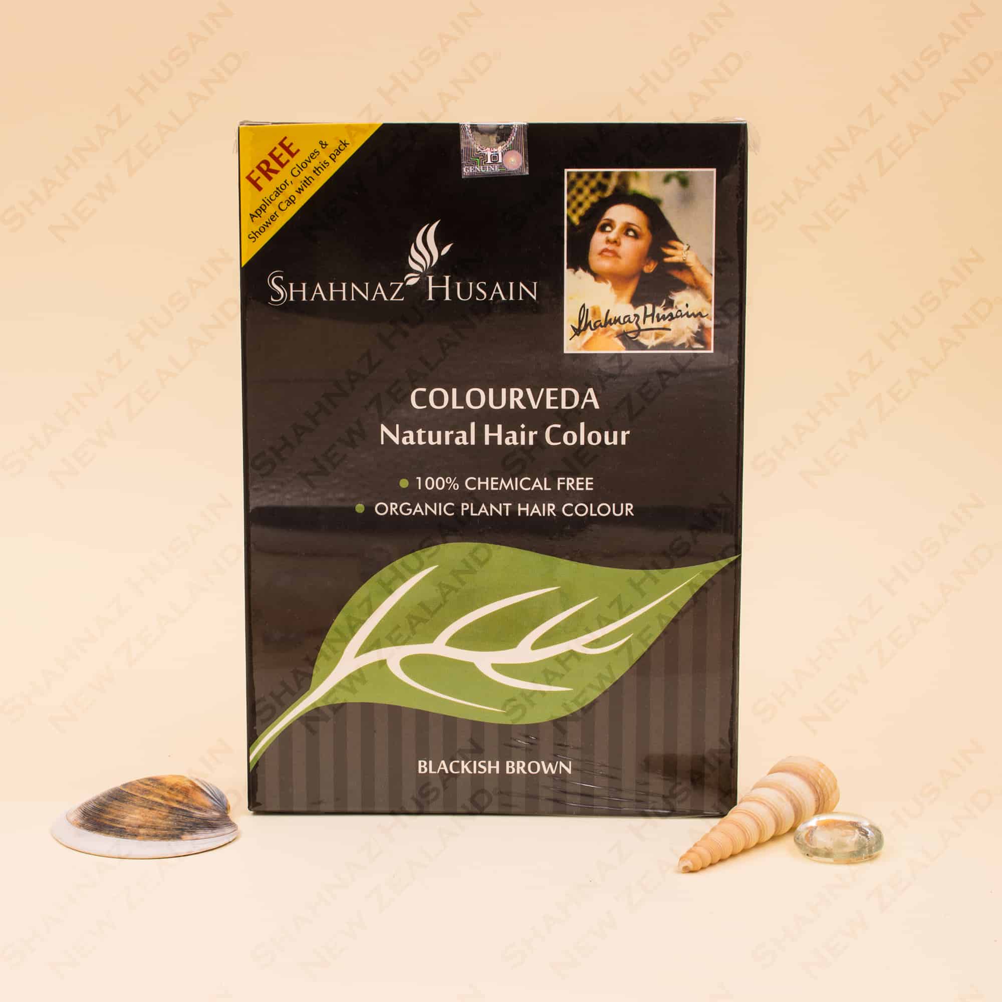 Shahnaz Husain Colourveda Natural Henna Hair Color - Blackish Brown Hair  Color (100 gm) 100% organic - Bindu's Brow & Beauty